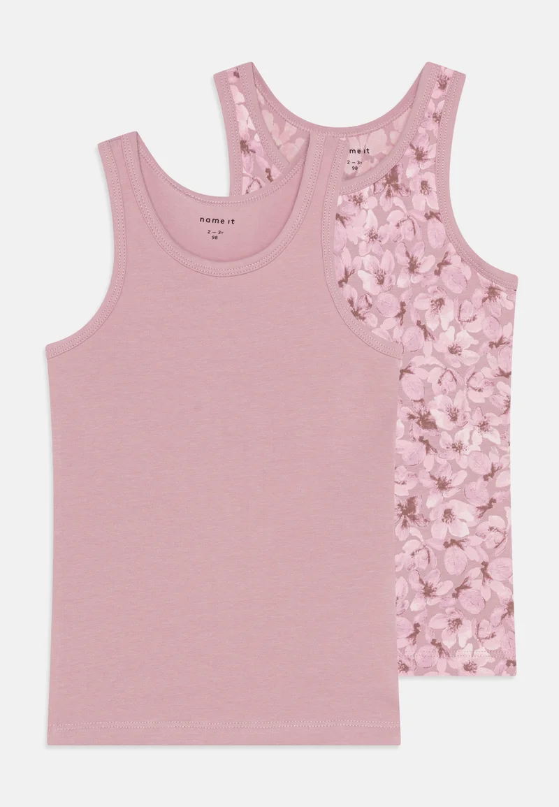 famous brand Name it NMFTANK FLOWER 2 PACK - Undershirt mauve shadows Clothing Underwear & Nightwear Underwear Bras & bustiers