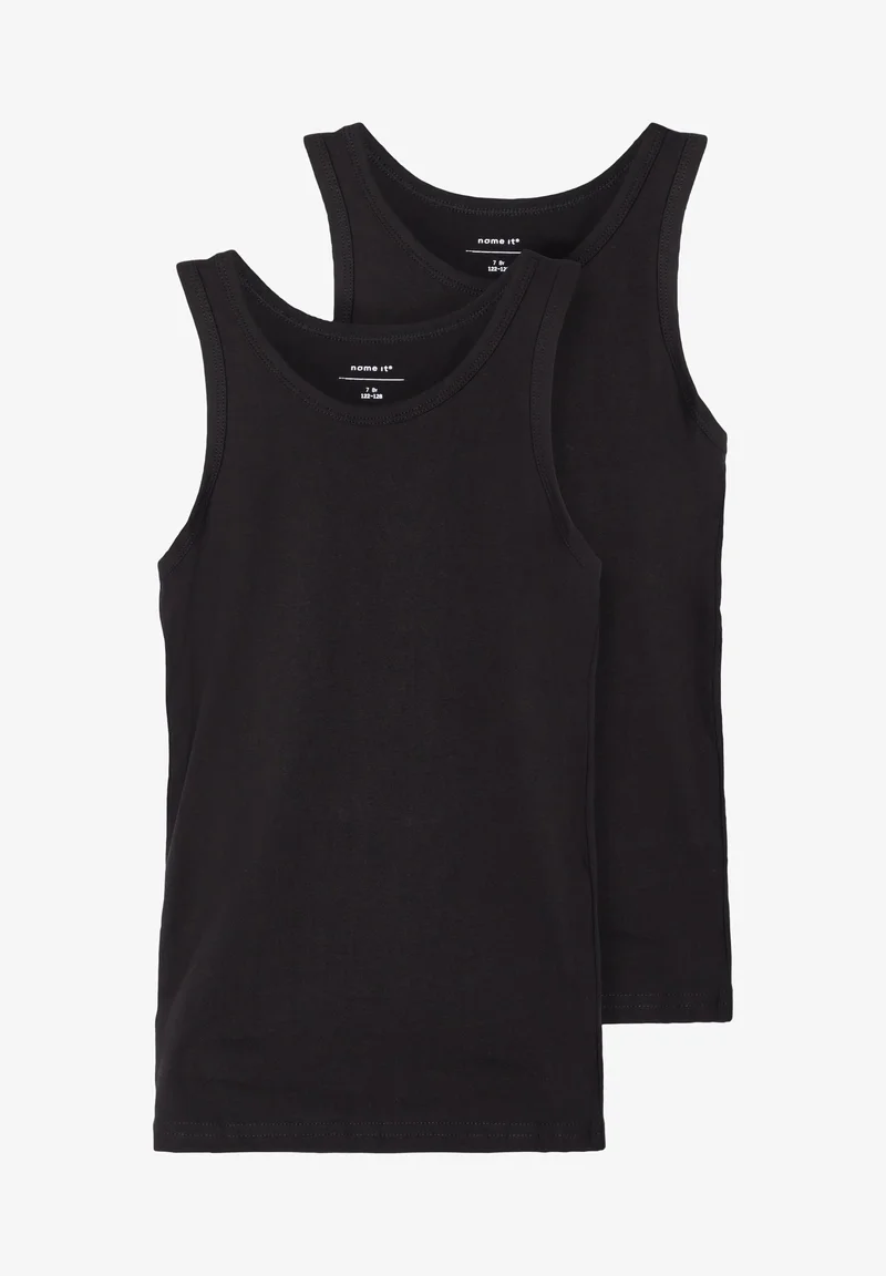 best value Name it NKMTANK 2 PACK - Undershirt black Clothing Underwear & Nightwear Underwear Bras & bustiers