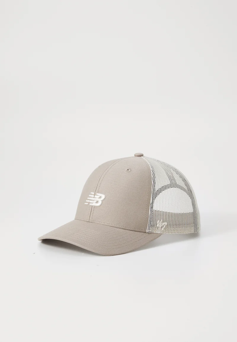Cheap New Balance CORE '47 TRUCKER UNISEX - Cap arid stone/linen Accessories Beanies, hats & caps Caps