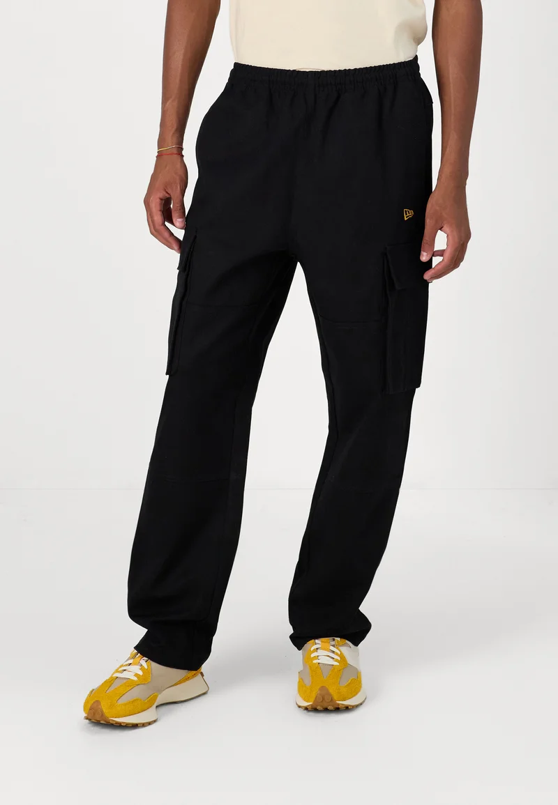 discountable price New Era PANT - Cargo trousers black Streetwear Sale Streetwear Clothing Swimwear Cargo Trousers