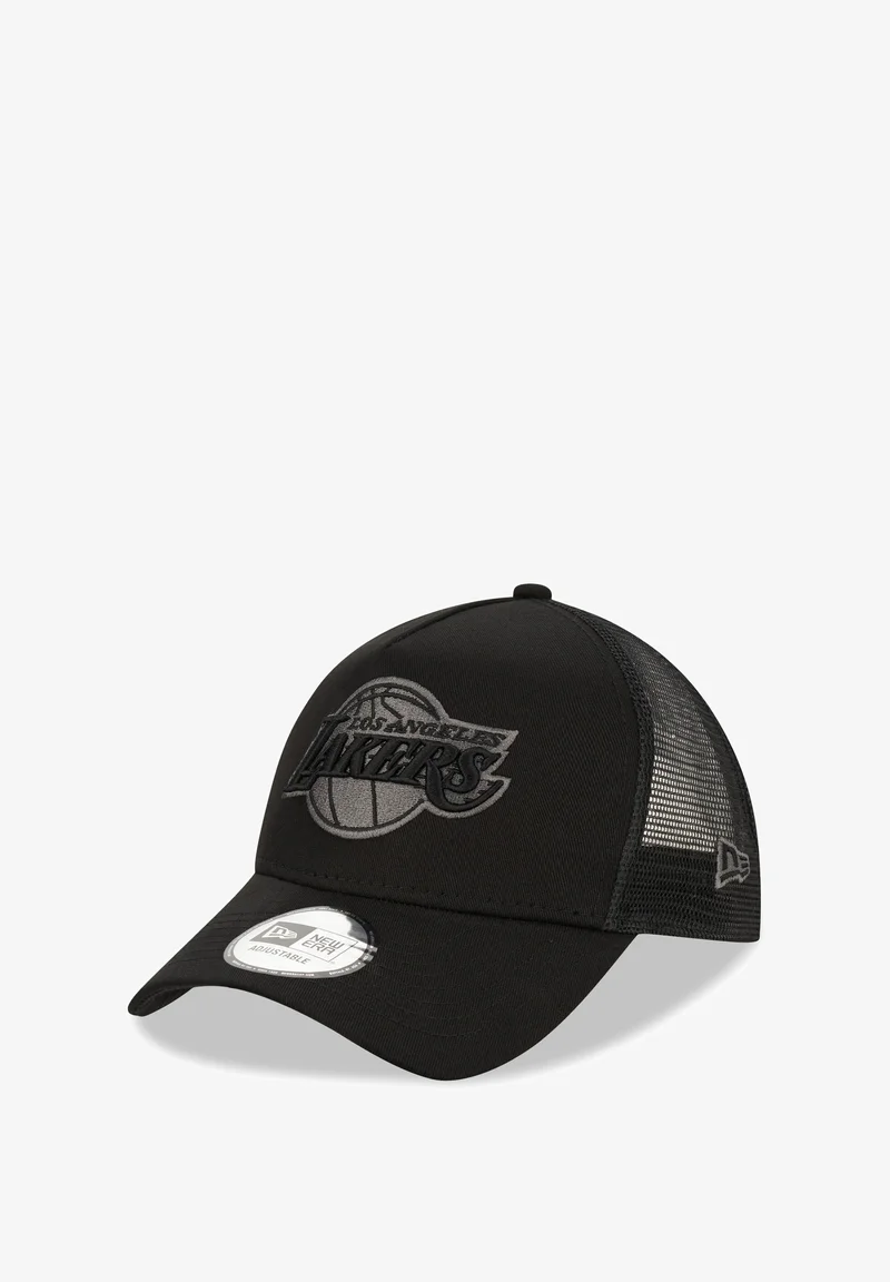 Authentic New Era BOB TEAM LOGO 9FORTY AF TRUCKER - Cap los angeles lakers blkblk Accessories Hats & headscarves Caps
