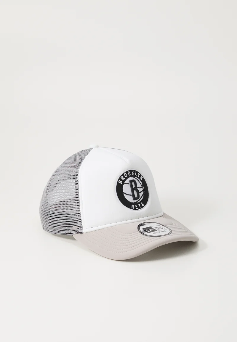 Available to buy online New Era NBA FLOWER TRUCKER UNISEX - Cap stone/white/grey Accessories Hats & headscarves Caps
