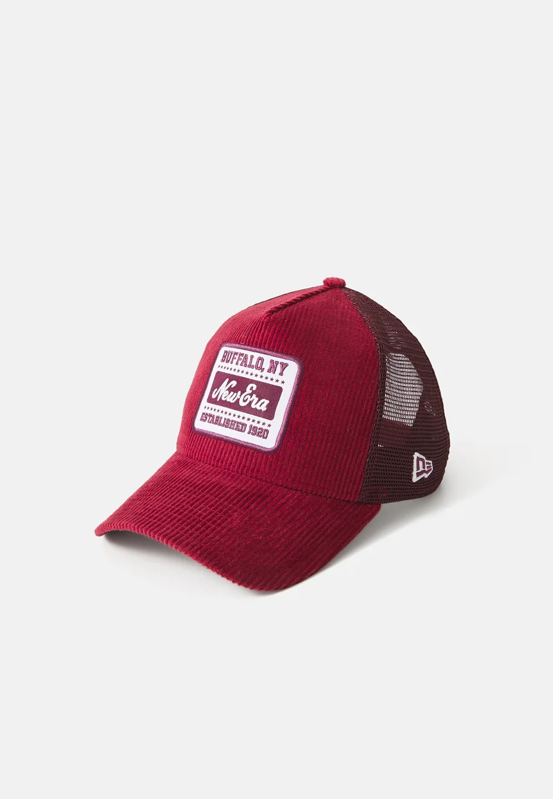 outlet store sale New Era PATCH TRUCKER UNISEX - Cap dark red Accessories Hats & headscarves Caps