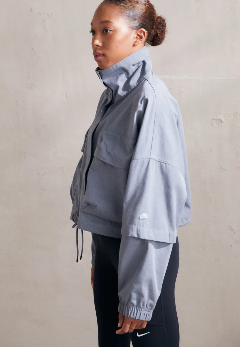Authorized Site Nike Sportswear Summer jacket - grey heather/cool Clothing Jackets & Blazers Bomber Jackets