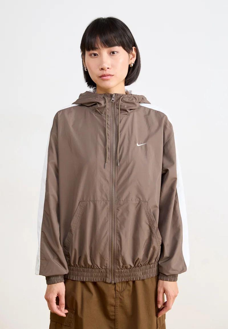 outlet store sale Nike Sportswear Windbreaker - ironstone/white Streetwear Clothing Jackets, Gilets & Blazers Bomber Jackets