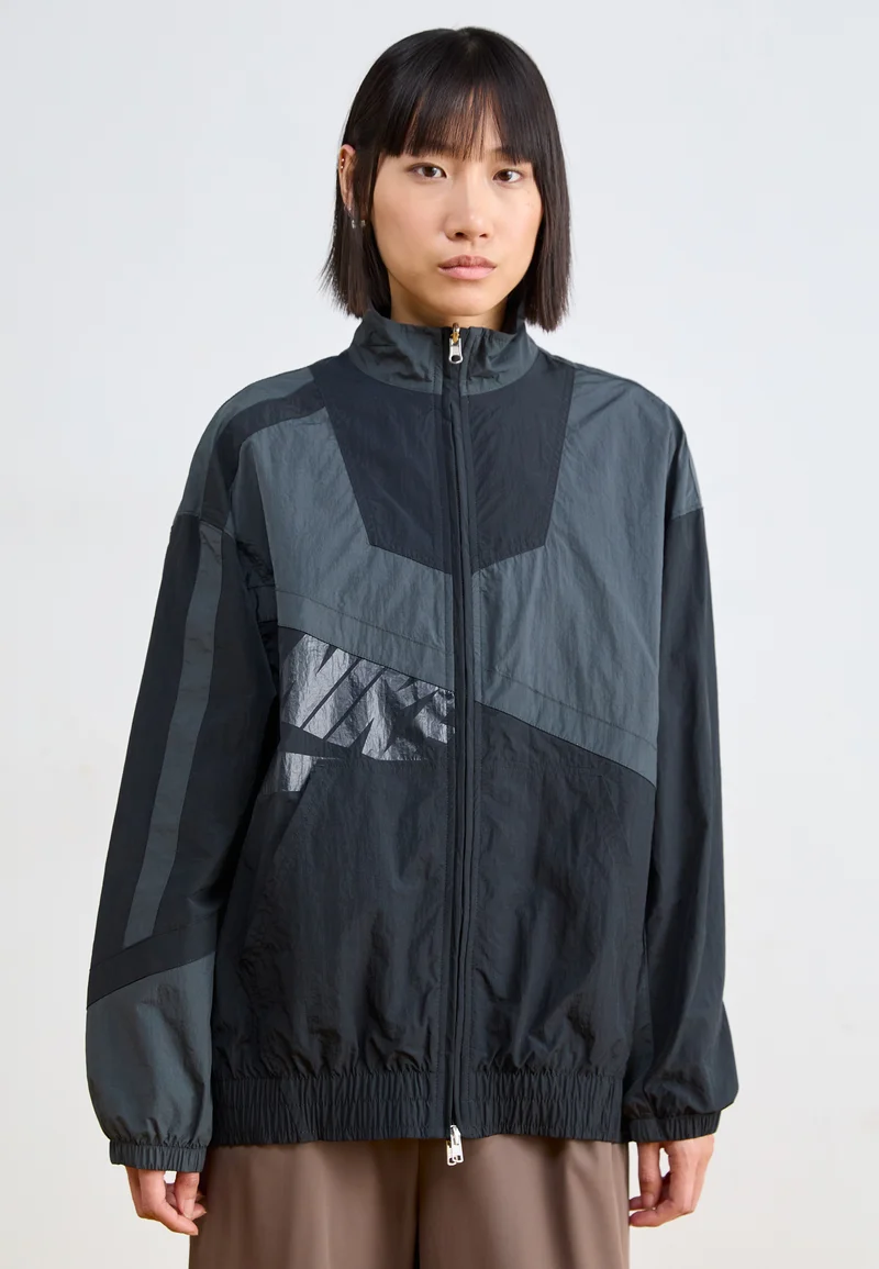 Wholesale Nike Sportswear STREET - Summer jacket anthracite/black Streetwear Clothing Jackets, Gilets & Blazers Bomber Jackets