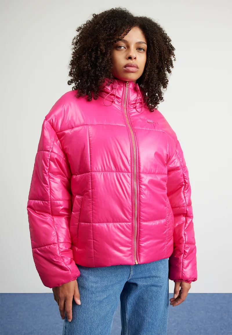 coupon codes Nike Sportswear Winter jacket - fireberry/metallic silver Clothing Jackets & Blazers Bomber Jackets