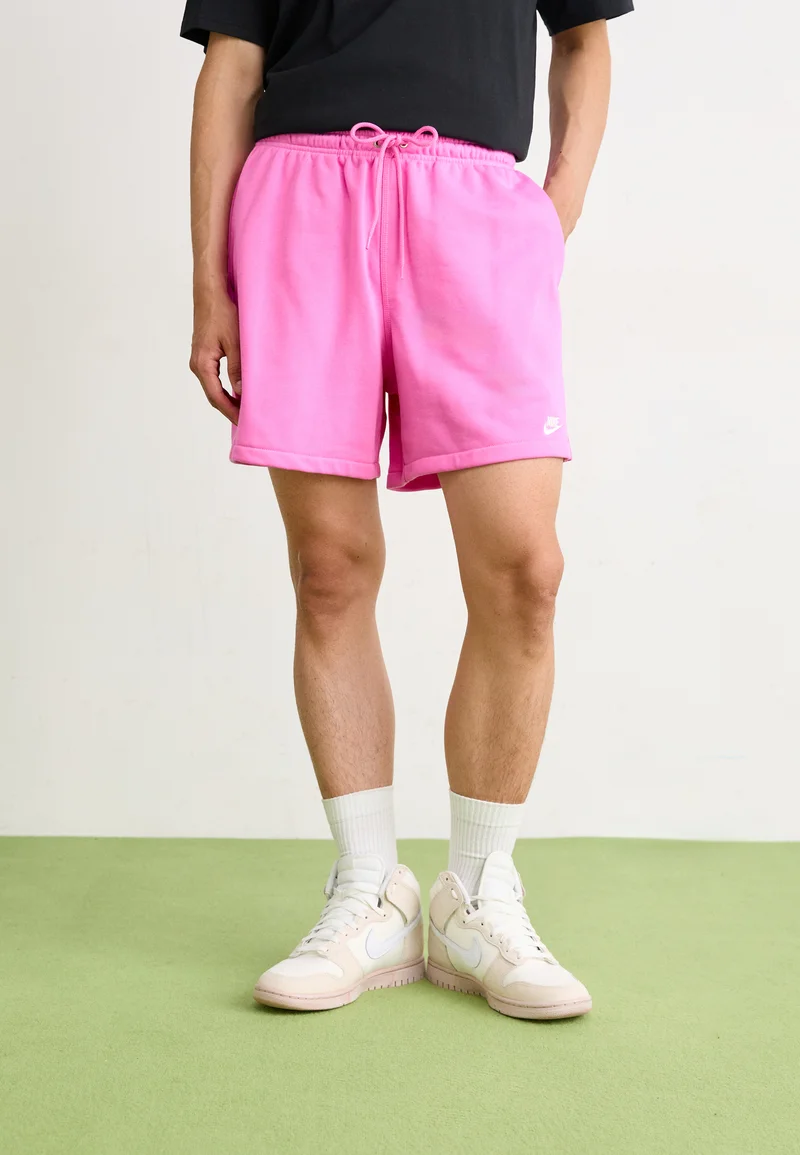 large discount Nike Sportswear CLUB FLOW - Tracksuit bottoms playful pink/white Streetwear Sale Streetwear Clothing Swimwear Casual Shorts