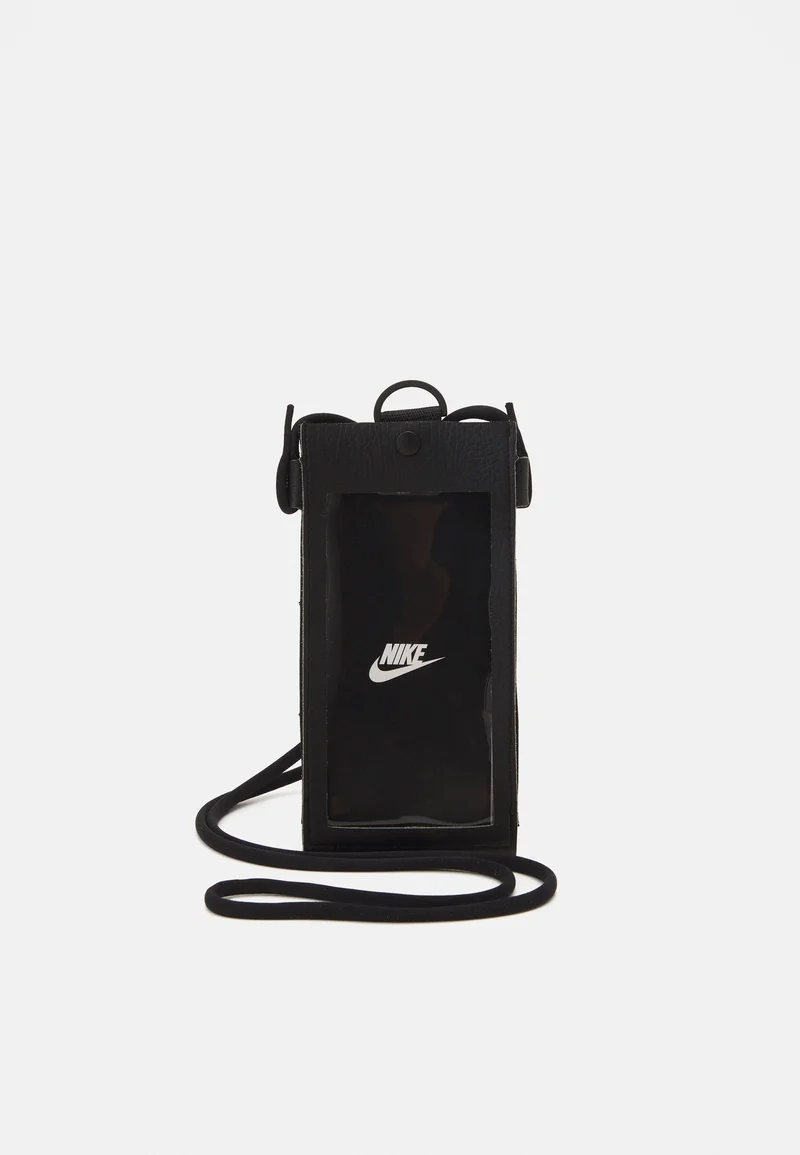 large discount Nike Sportswear PREMIUM PHONE CROSSBODY UNISEX - Phone pouch black/white Accessories Lifestyle Electronics Cases & Covers