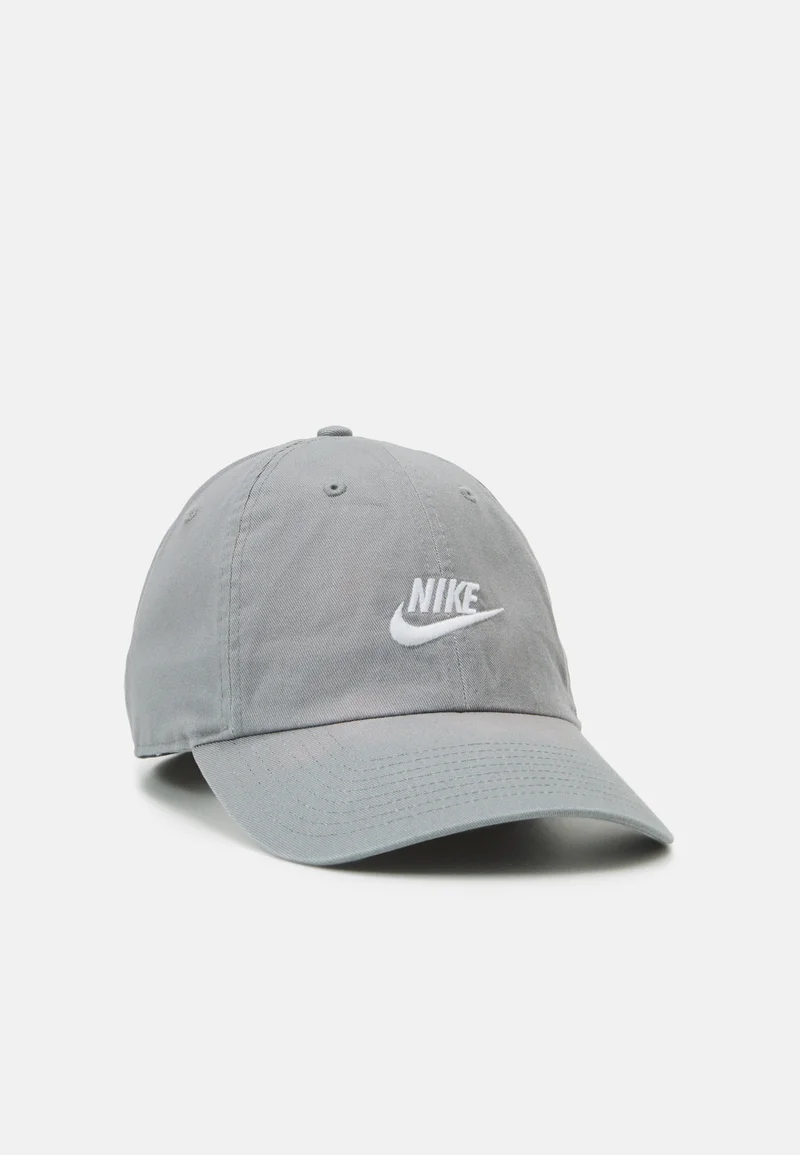 Retailer Nike Sportswear CLUB UNISEX - Cap particle grey/white Accessories Beanies, hats & caps Caps