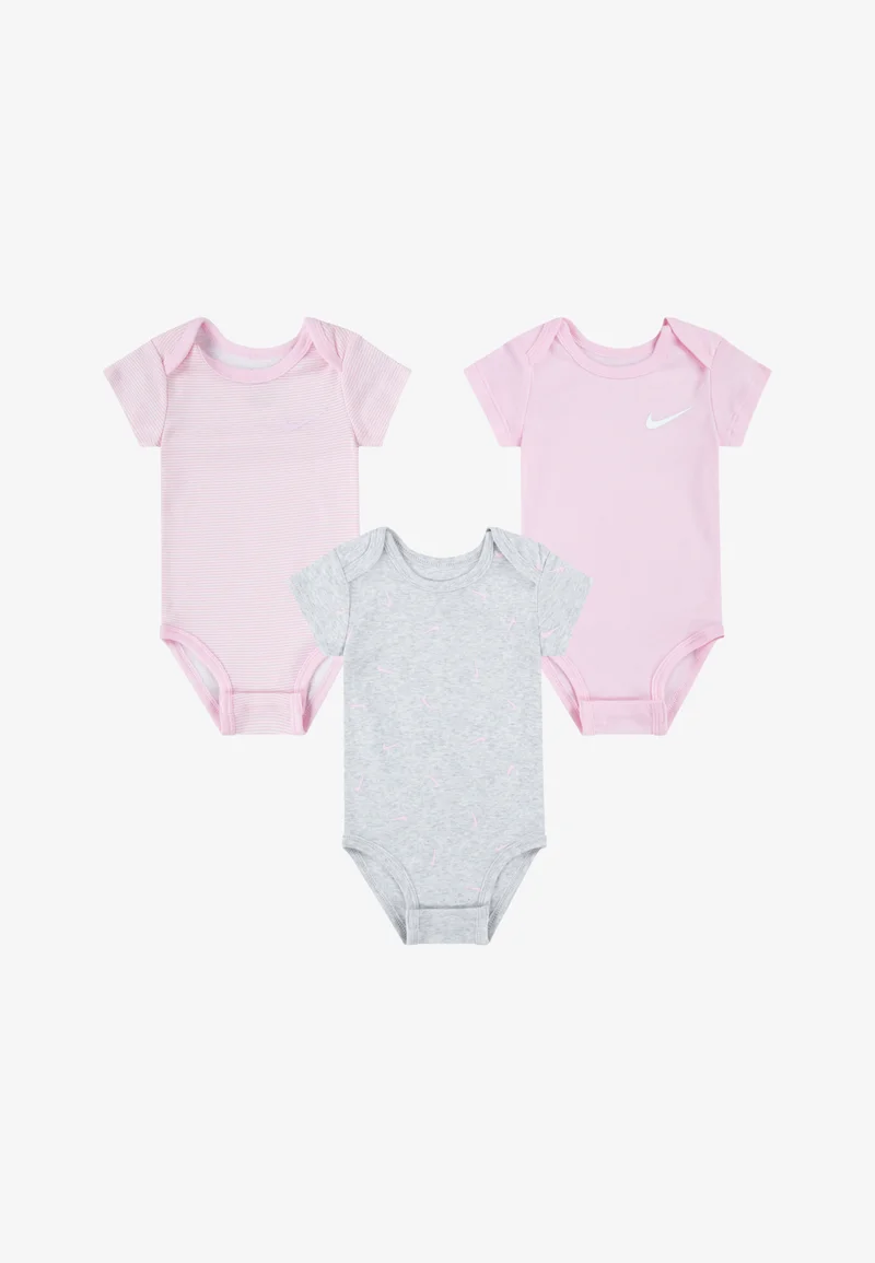 delicate colors Nike Sportswear BODYSUIT UNISEX 3 PACK - Body birch heather Clothing Underwear & Nightwear Bodies