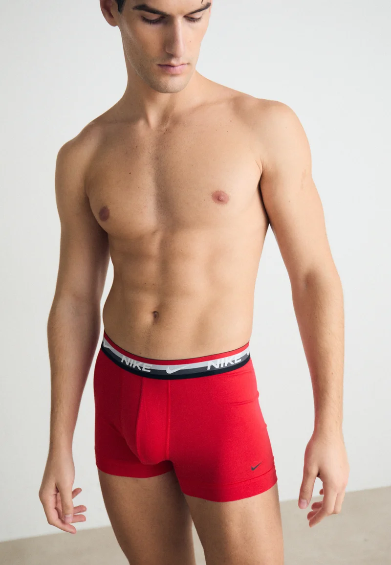 cheap prices Nike Underwear TRUNK 3 PACK - Pants red/black Clothing Sale Sportswear Underwear & baselayers Briefs & shorts