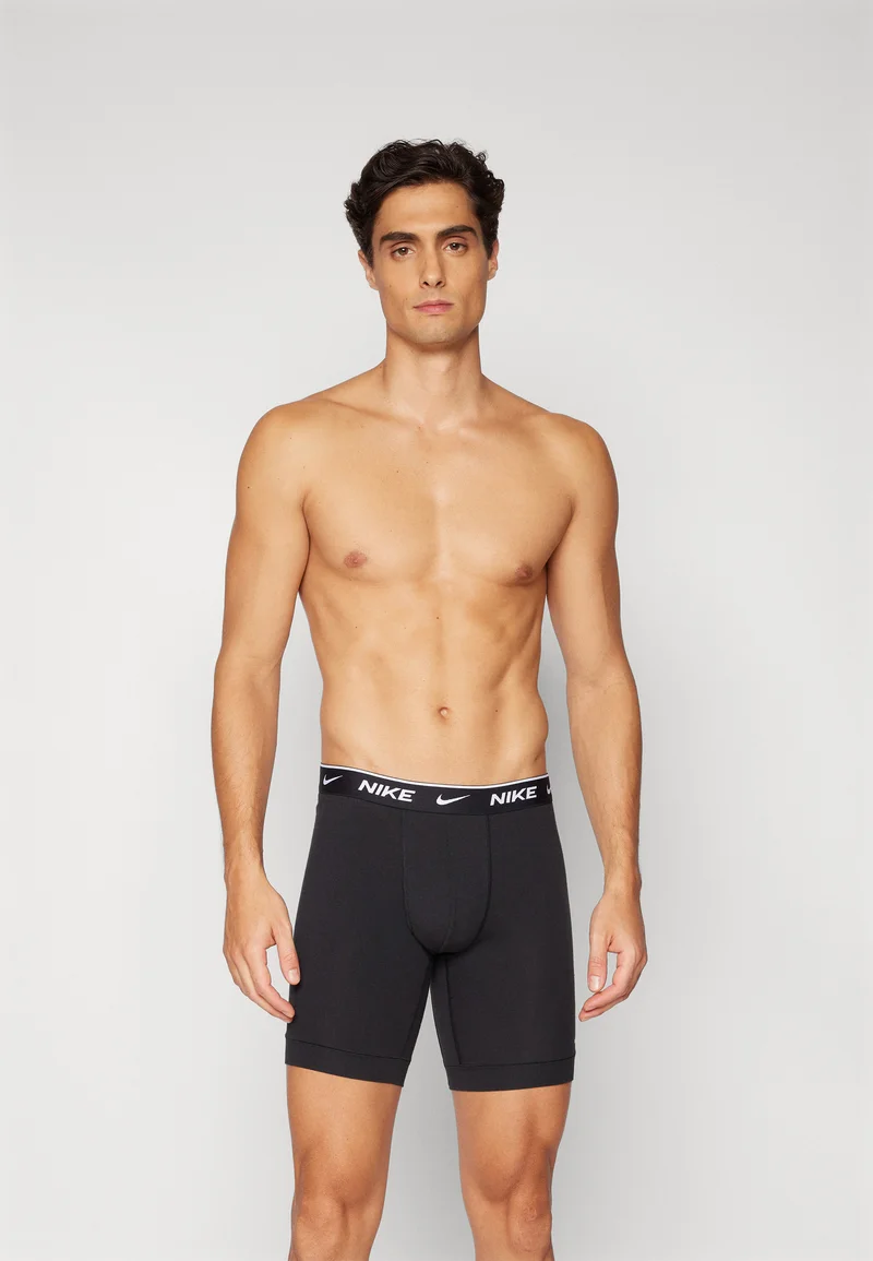 Authentic USA Online Nike Underwear DAY STRETCH BRIEF LONG 3 PACK - Pants black Clothing Sale Sportswear Underwear & baselayers Briefs & shorts