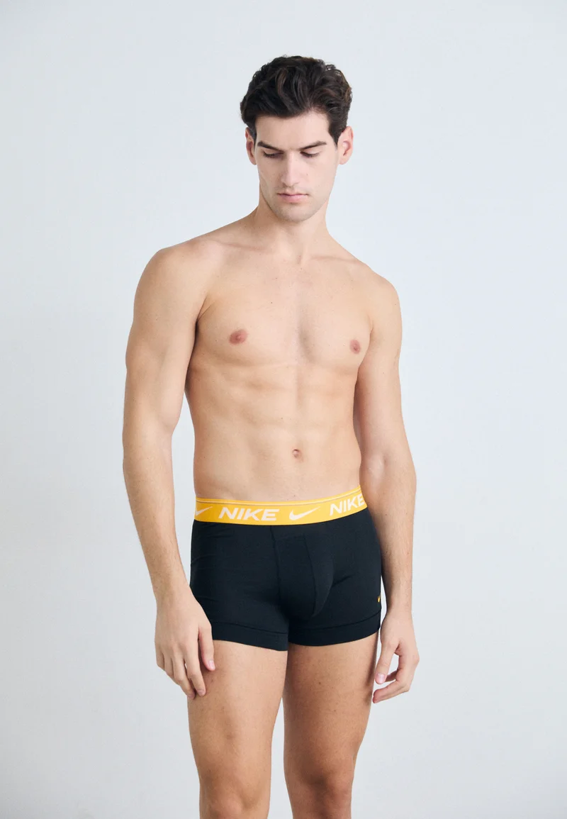 authentic quality Nike Underwear TRUNK 3 PACK - Pants gold/black Clothing Sale Sportswear Underwear & baselayers Briefs & shorts
