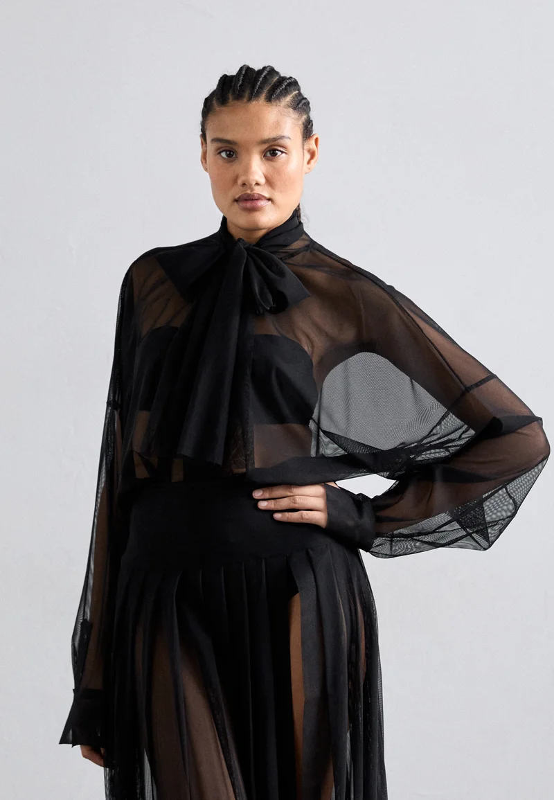 online leading retailer Norma Kamali SUPER  - Blouse black Clothing Shirts & Blouses Blouses