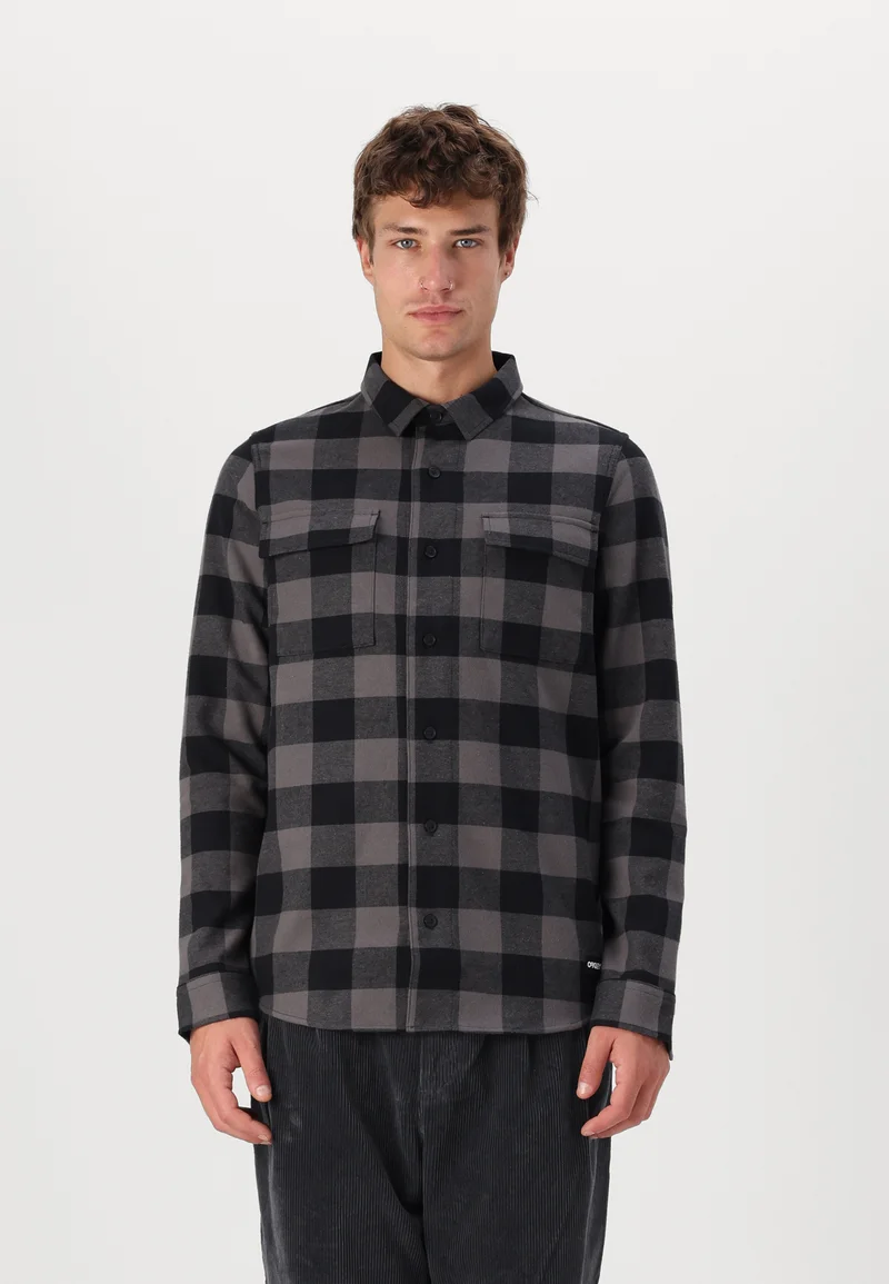 Biggest Discount Oakley BEAR COZY  - Shirt black/grey Clothing Sale Shirts Business Shirts