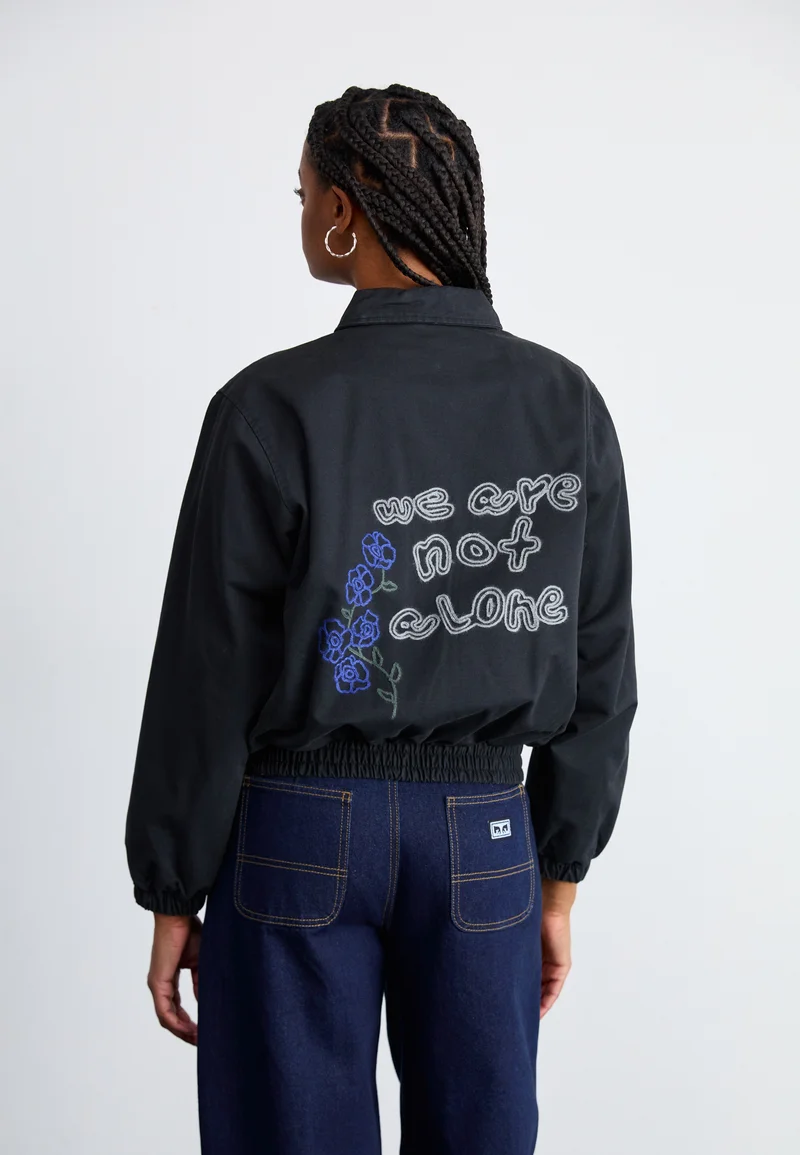 Wholesale online Obey Clothing GARDEN BLOUSON JACKET - Bomber Jacket digital black Streetwear Sale Streetwear Clothing Socks Bomber Jackets