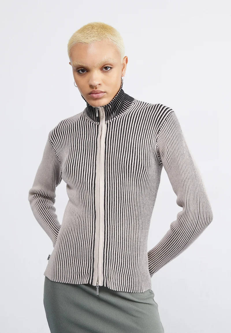Wholesale online Obey Clothing ONYX CARDIGAN - Cardigan grey Streetwear Sale Streetwear Clothing Socks Cardigans