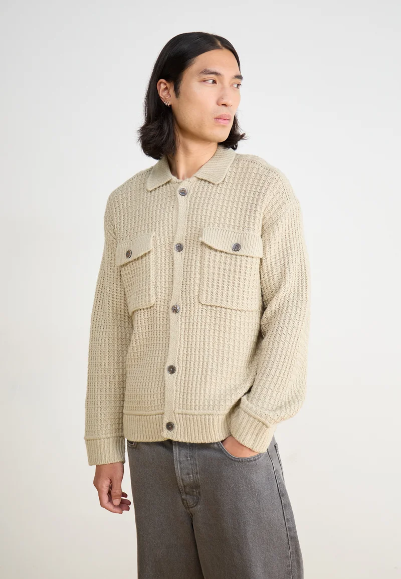 genuine Obey Clothing Cardigan - natural Streetwear Sale Streetwear Clothing Swimwear Cardigans