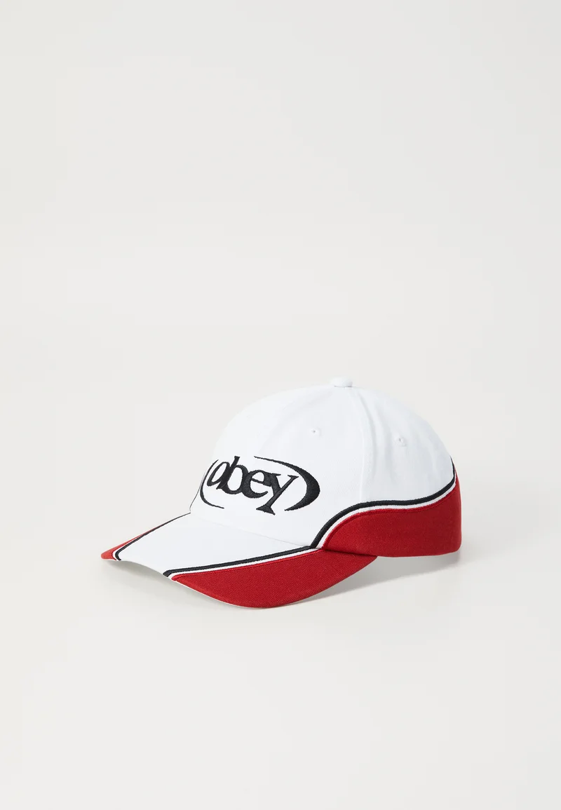 Fast Worldwide Delivery Obey Clothing SPEEDWAY PANEL BACK UNISEX - Cap white multi Accessories Hats & headscarves Caps