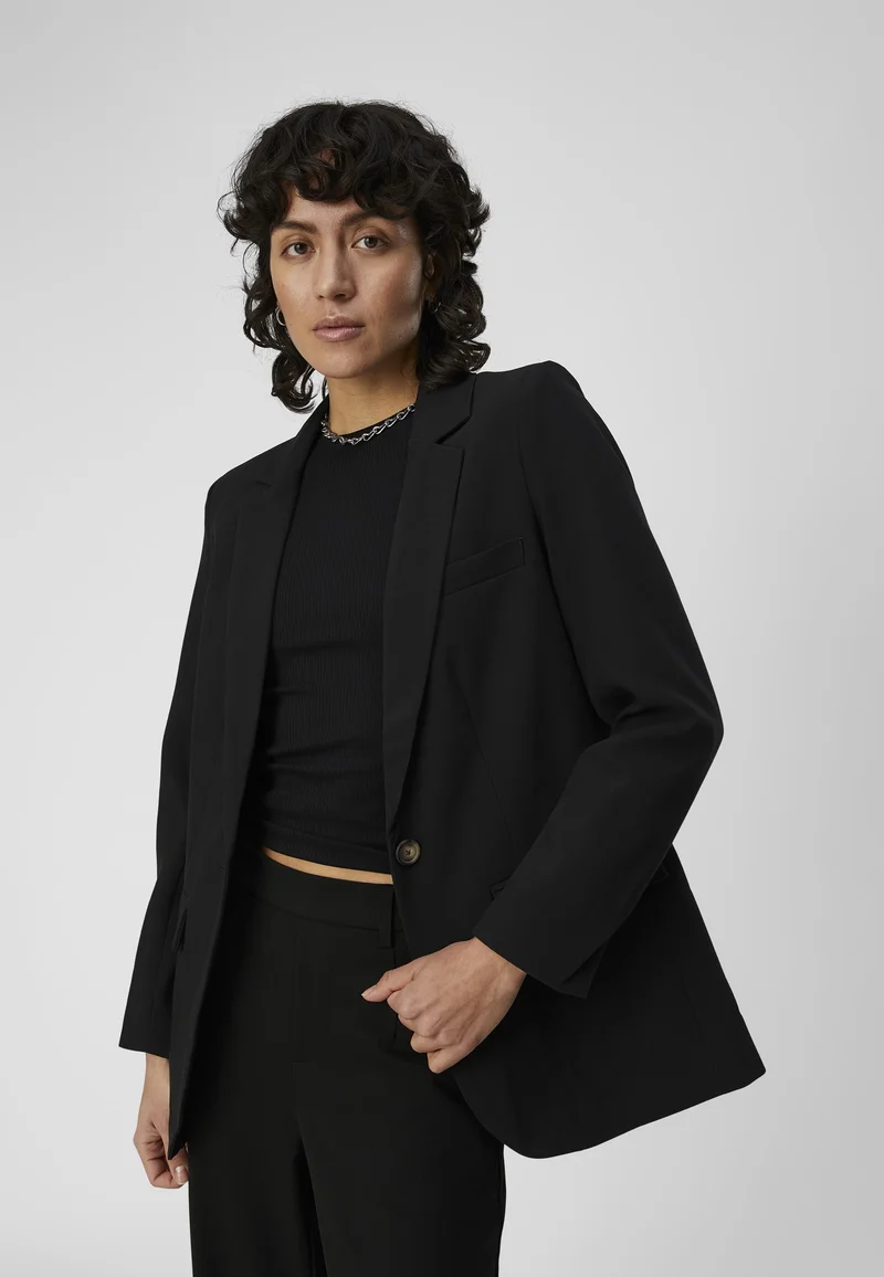 various styles Object Blazer - black Clothing Jackets & Blazers Bomber Jackets