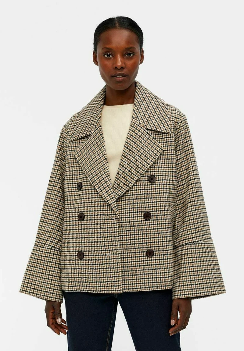 Wholesale Online USA Object KARO - Blazer sepia Clothing Jackets & Blazers Bomber Jackets