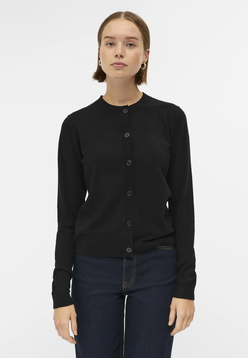 luxuriant in design Object THESS NOOS - Cardigan black Clothing Knitwear & Cardigans Cardigans