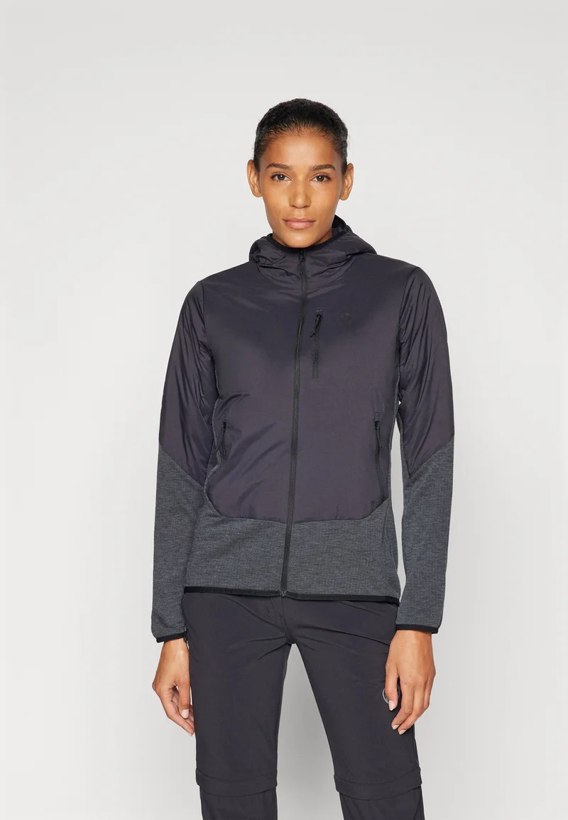 wide varieties ODLO JACKET INSULATED ASCENT HYBRID - Outdoor jacket black Clothing Jackets & Blazers Bomber Jackets
