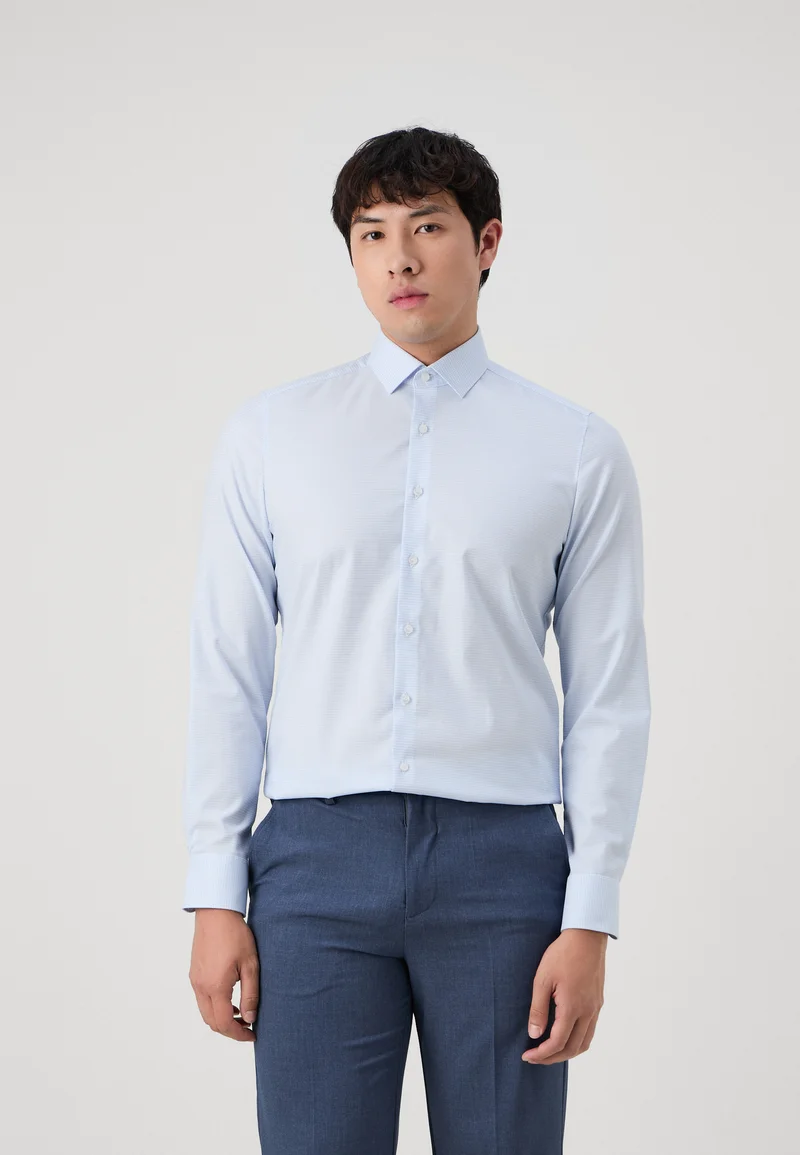 Colorful And Fashion-Forward OLYMP Level Five Formal shirt - bleu Clothing Sale Shirts Business Shirts