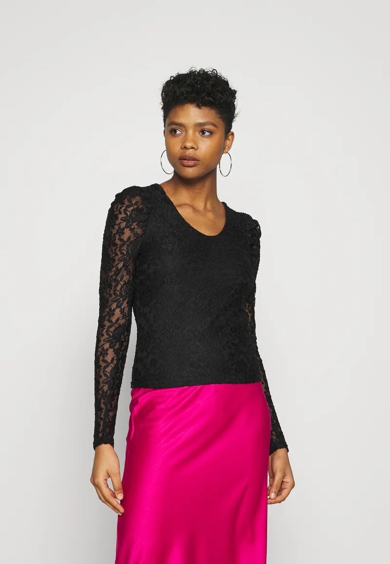 reliable reputation ONLY ONLPOULA - Blouse black Clothing Shirts & Blouses Blouses