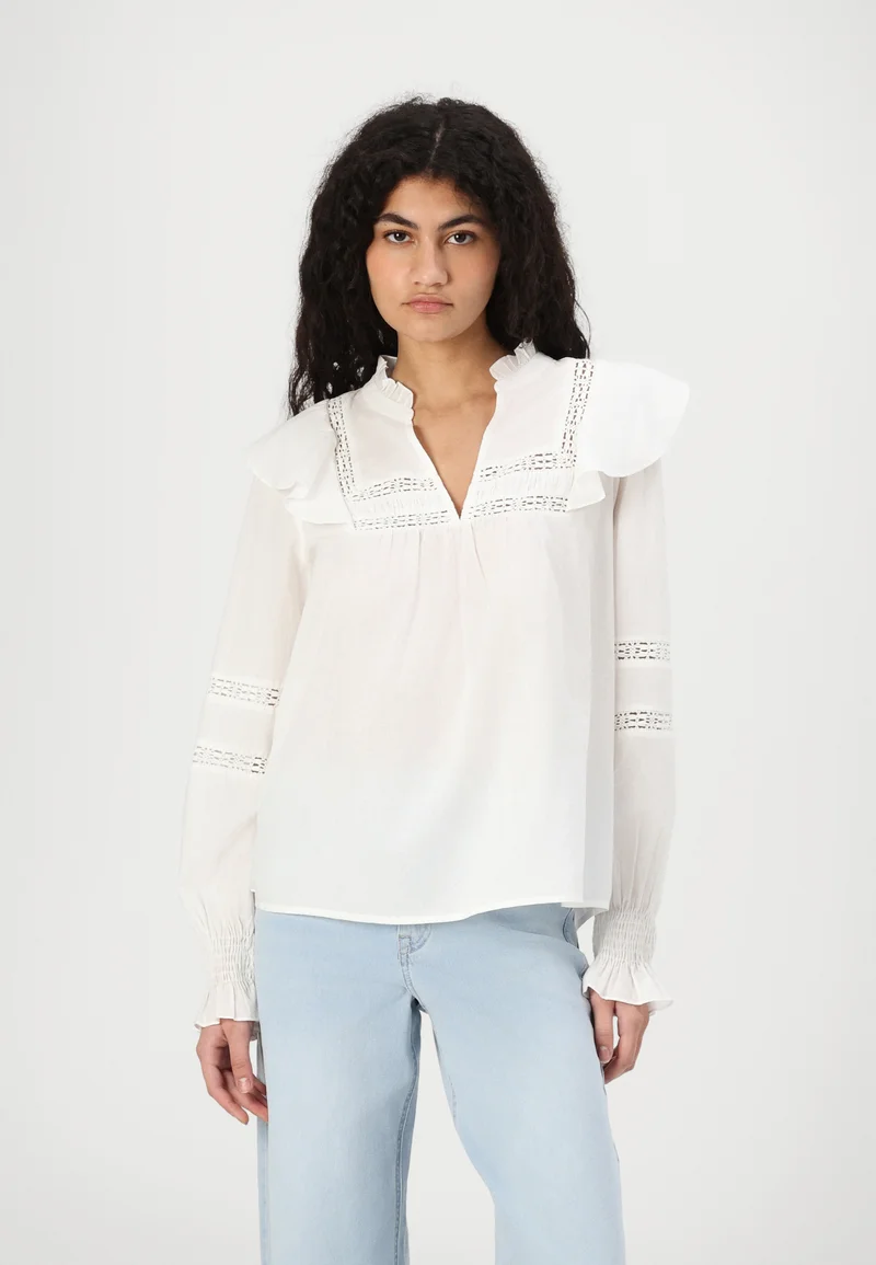 Newest ONLY ONLJULIA LIFE - Blouse cloud dancer Clothing Shirts & Blouses Blouses