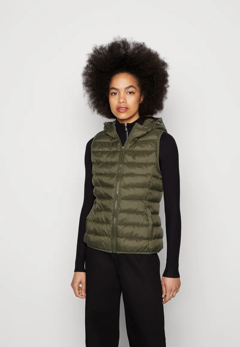 low price ONLY ONLNEWTAHOE HOOD - Waistcoat forest night Clothing Jackets & Blazers Bomber Jackets