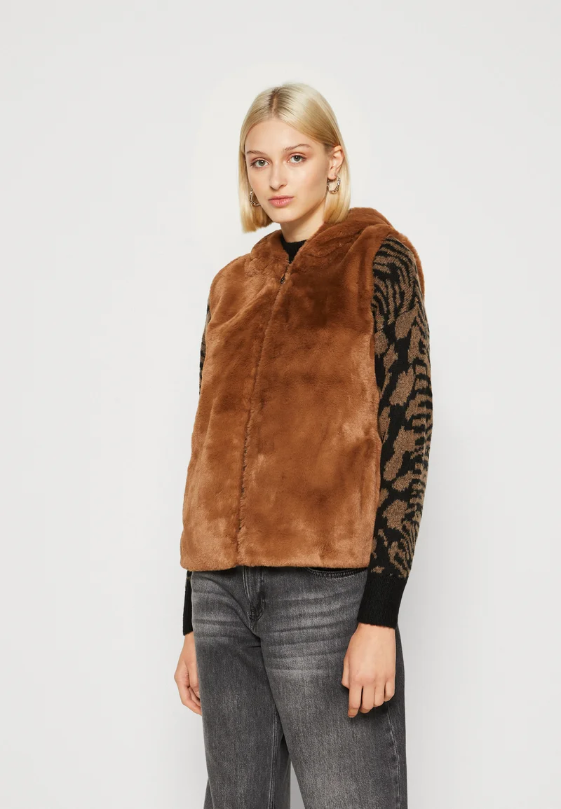 outlet boutique ONLY ONLWENDY WAISTCOAT - Waistcoat argan oil Clothing Jackets & Blazers Bomber Jackets