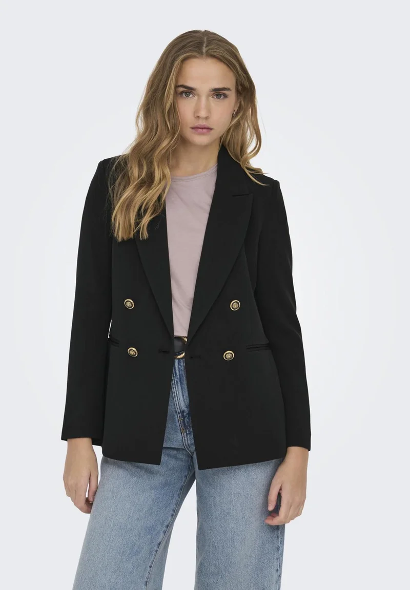 Best Discount Price ONLY ONLASTRID LIFE FIT - Blazer black Clothing Jackets & Blazers Bomber Jackets