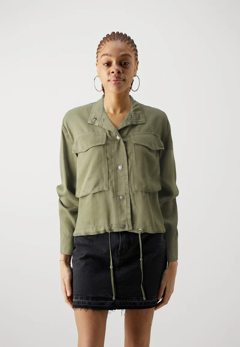 utterly stylish ONLY ONLKENYA LIFE  CC OTW - Denim jacket kalamata Clothing Jackets & Blazers Bomber Jackets