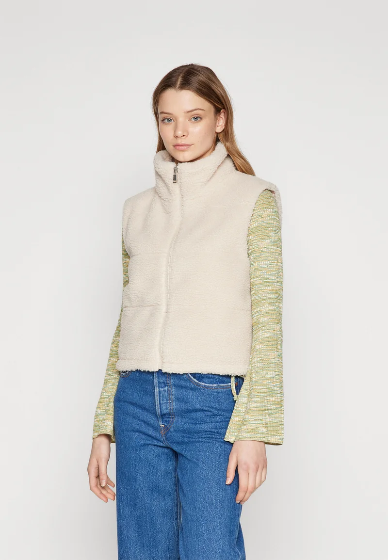 Discount ONLY ONLSANDRA SPRING WAISTCOAT  - Waistcoat pumice stone Clothing Jackets & Blazers Bomber Jackets