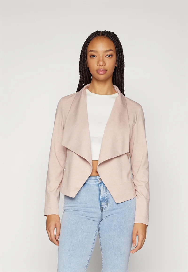 best value ONLY ONLLILIA LIFE SHORT - Blazer rose smoke detail/melange Clothing Jackets & Blazers Bomber Jackets