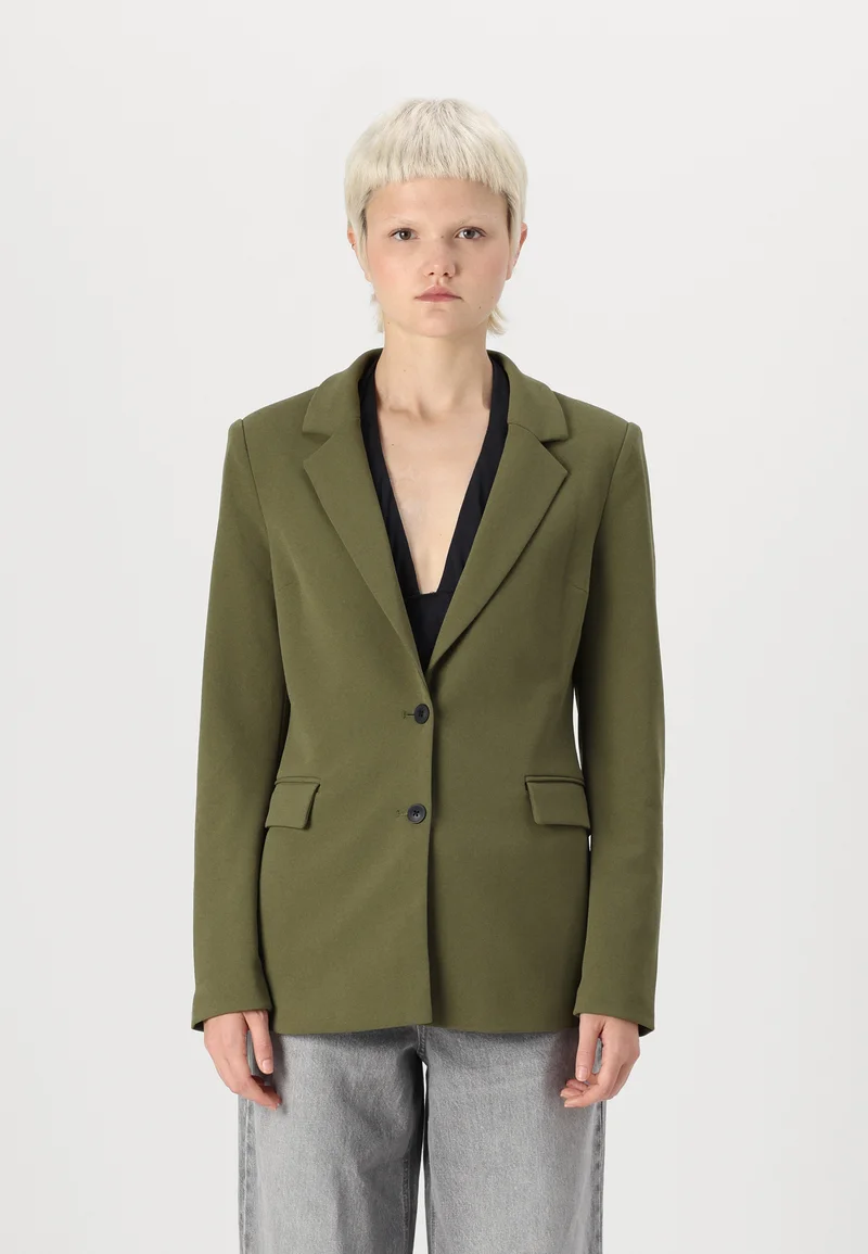 wholesale dealer ONLY ONLMILY LIFE FITTED - Blazer winter moss Clothing Jackets & Blazers Bomber Jackets