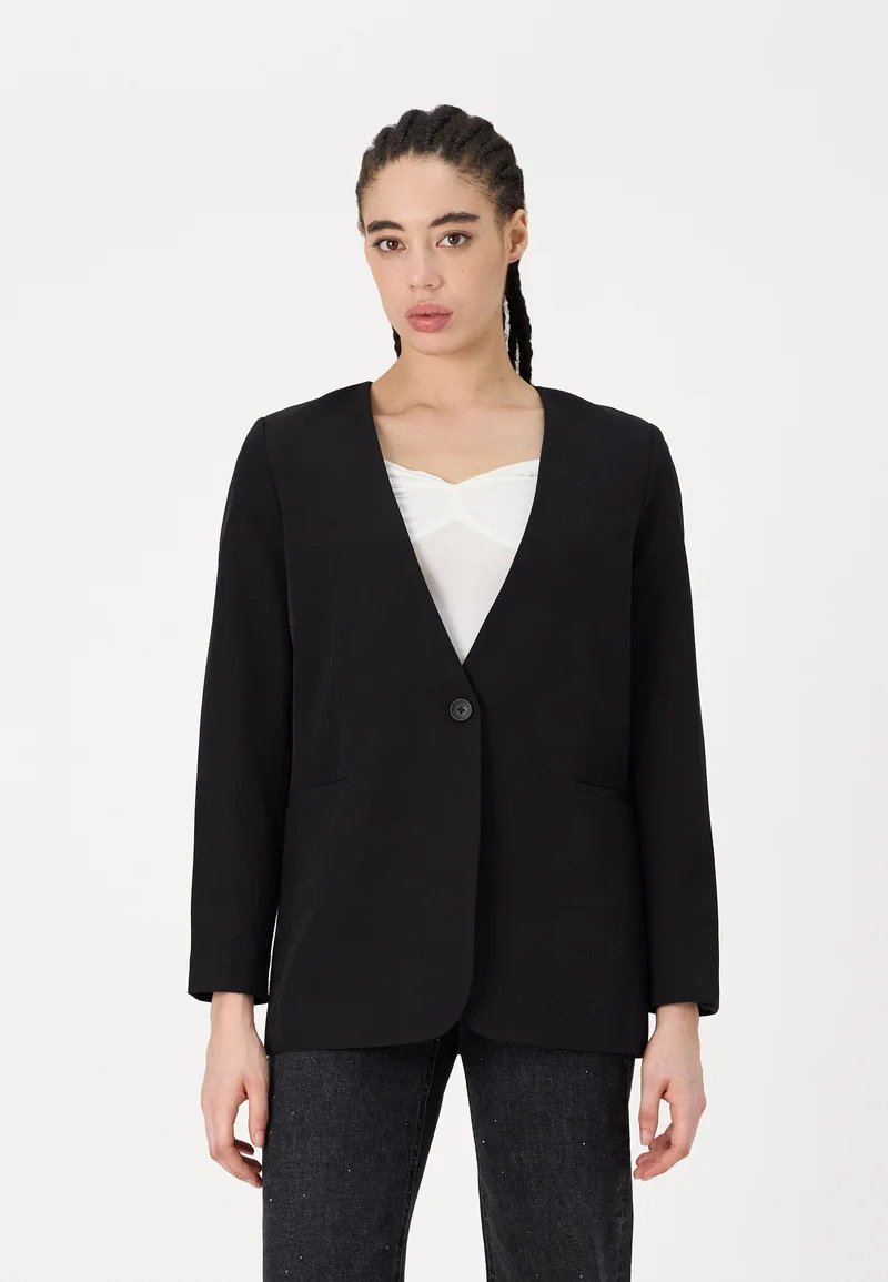 Cheap Sale ONLY ONLMELLIE LIFE - Blazer black Clothing Jackets & Blazers Bomber Jackets