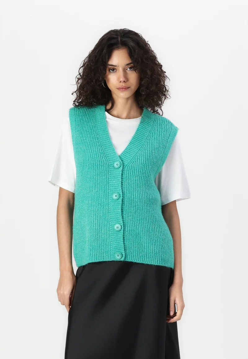 Online Here ONLY ONLLAUREN BUTTON  - Cardigan island green Clothing Knitwear & Cardigans Cardigans