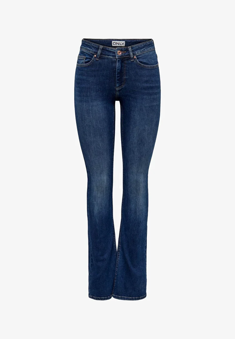 Sale UK ONLY ONLBLUSH - Bootcut jeans dark blue denim Clothing Jeans Bootcut & Flared