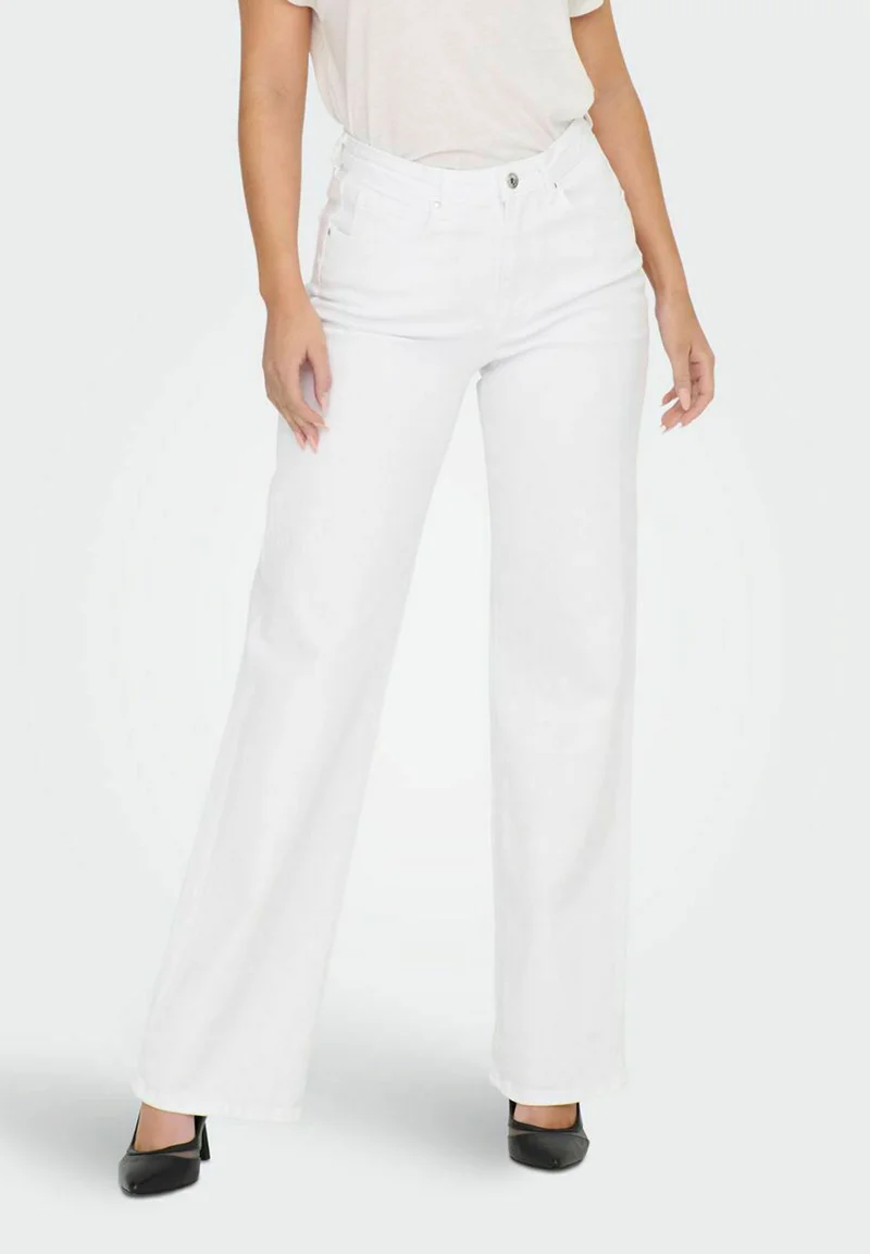 reliable quality ONLY HIGH WAIST JUICY - Flared Jeans white Clothing Bootcut & Flared