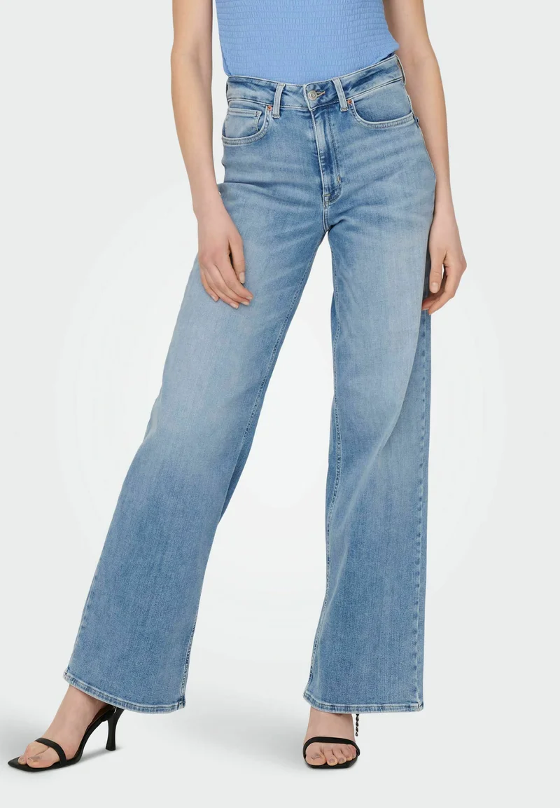 latest fashion-trends ONLY ONLMADISON BLUSH HW WIDE - Flared Jeans light blue denim Clothing Bootcut & Flared