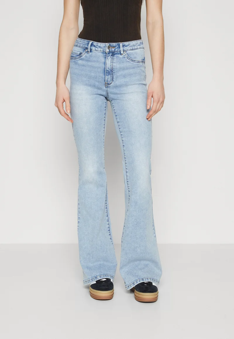 Discount Sale ONLY ONLROSE RETRO - Flared Jeans light blue bleached denim Clothing Bootcut & Flared