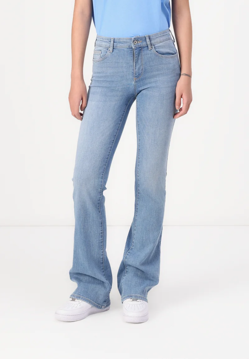 Most Fashionable Outlet ONLY ONLANN MID FLARED - Flared Jeans light blue denim Clothing Bootcut & Flared