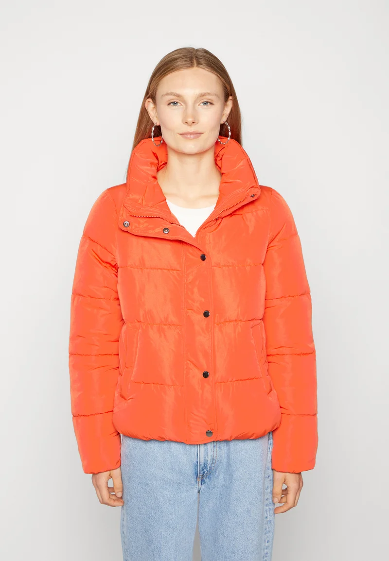 Online Shop ONLY ONLCOOL  - Winter jacket orange Clothing Jackets & Blazers Bomber Jackets