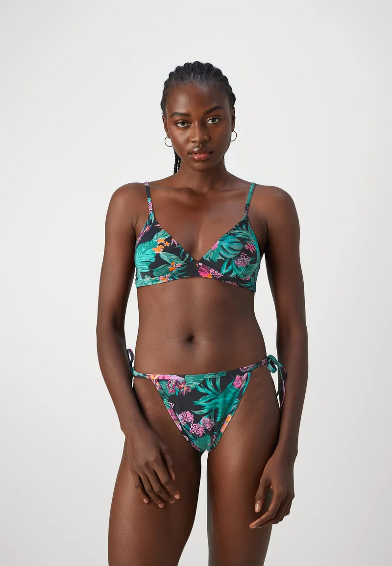 luxury lifestyle brand ONLY ONLNITAN TIE SET - Bikini black Clothing Swimwear Beach accessories Bikini sets