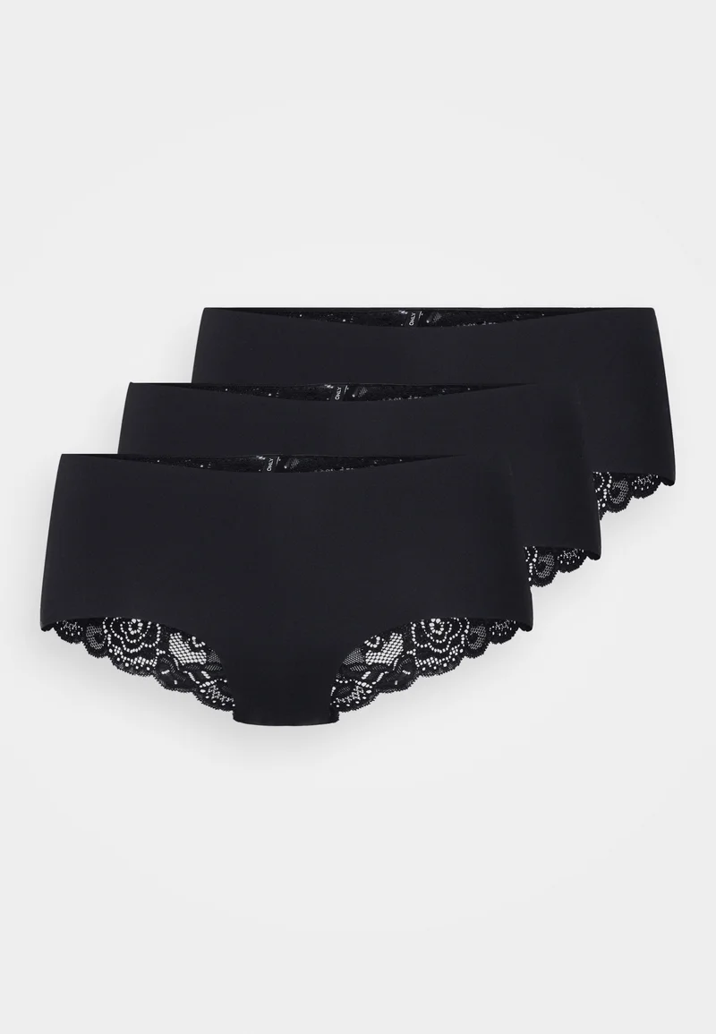 competitive price ONLY ONLCHLOE 3 PACK - Briefs black Clothing Underwear Shapewear