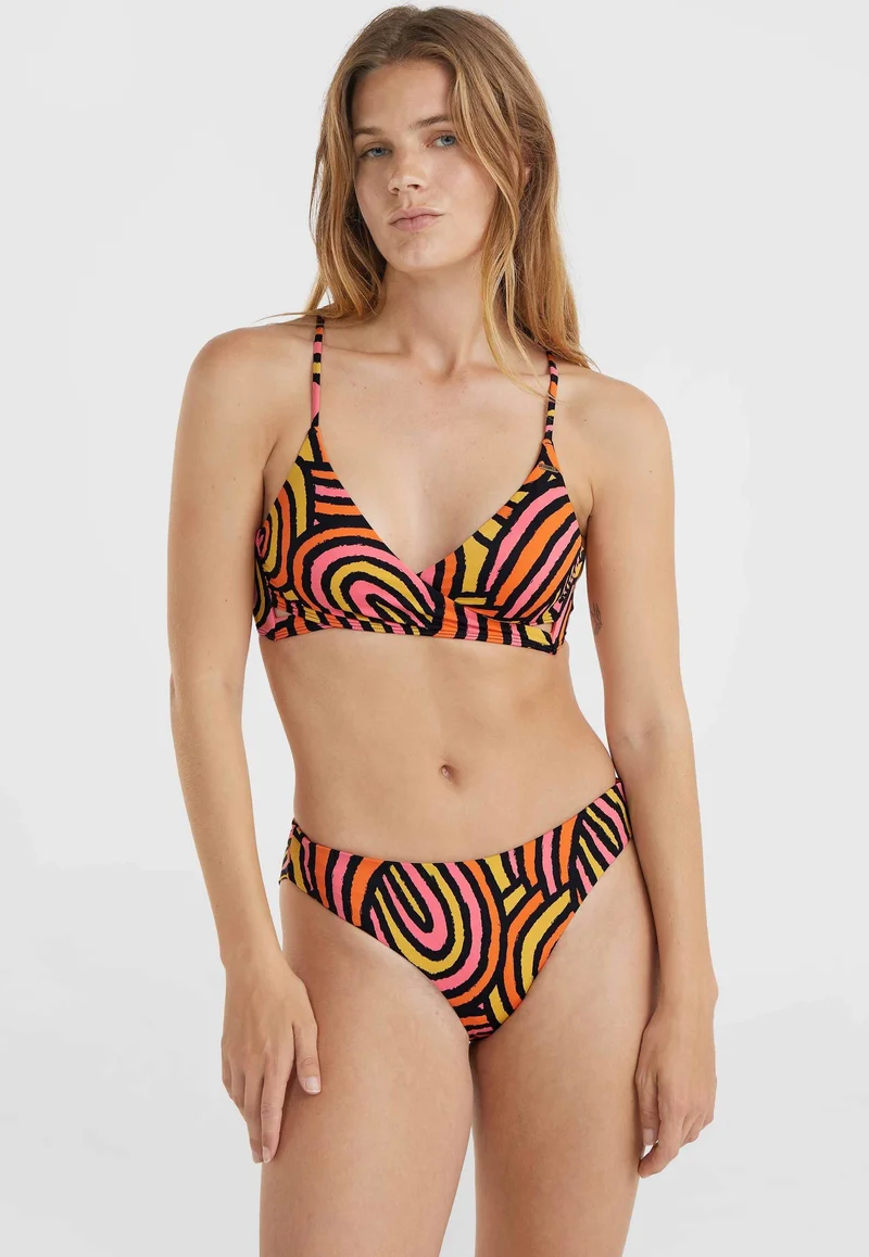 entire collection O'Neill SET - Bikini orange rainbow stripe Clothing Sportswear Team merchandise Bikini sets