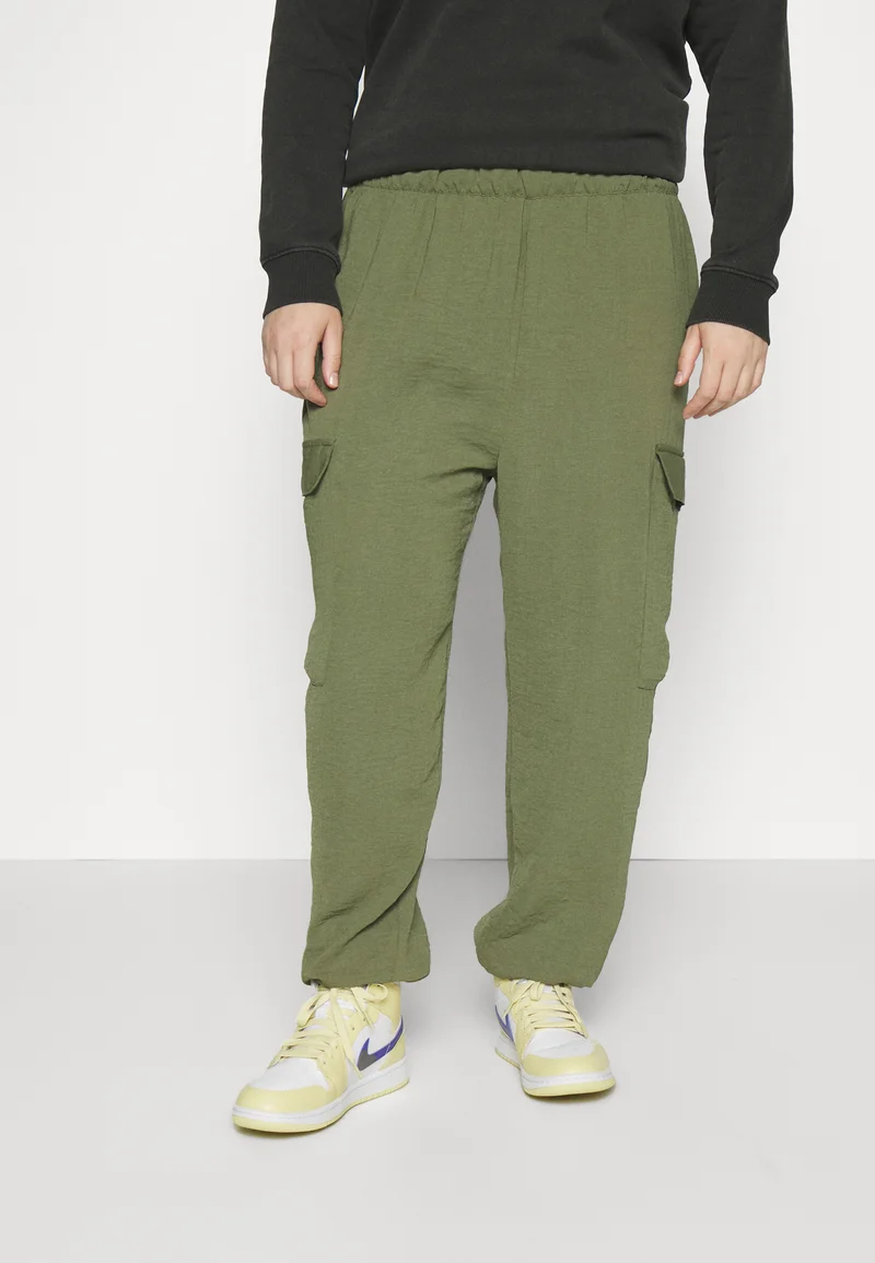 Official UK Stockists ONLY Carmakoma CARAYO JACKIE PANTS - Cargo trousers winter moss Clothing Trousers Cargo Trousers